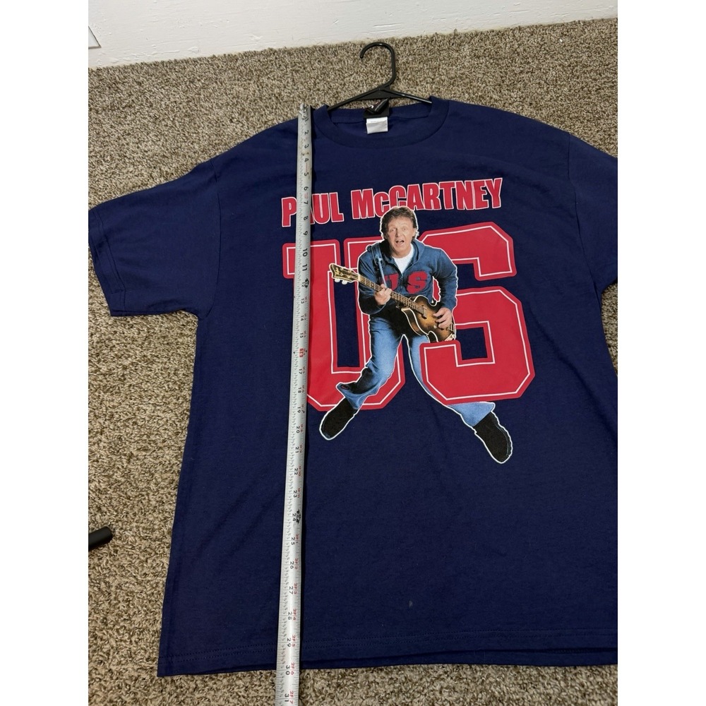 Vintage 2005 Giant Paul McCartney Concert Tour T Shirt L Large - Picture 7 of 7